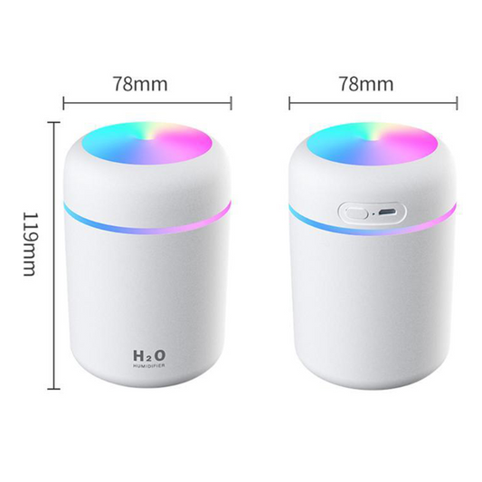 Mini Ultrasonic Air Humidifier & Essential Oil Diffuser